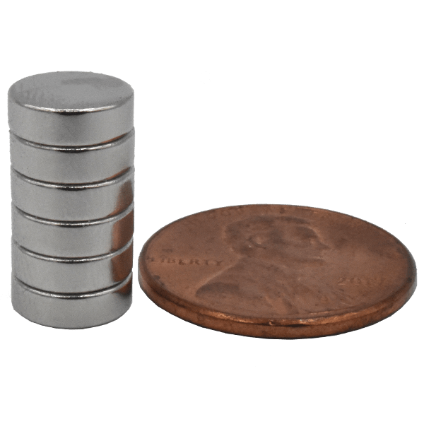 SuperMagnetMan Neodymium Disc Magnet.  Used as medical magnets, holding magnets, sensor magnets, consumer electronics magnets.  These disc magnets are strong rare earth neodymium magnets also used as automotive magnets. 