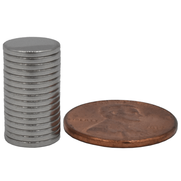 SuperMagnetMan Neodymium Disc Magnet.  Used as medical magnets, holding magnets, sensor magnets, consumer electronics magnets.  These disc magnets are strong rare earth neodymium magnets also used as automotive magnets. 