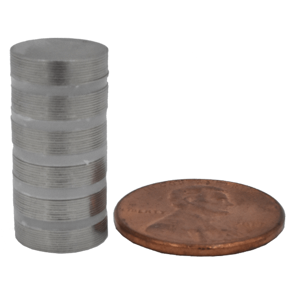 SuperMagnetMan Neodymium Disc Magnet.  Used as medical magnets, holding magnets, sensor magnets, consumer electronics magnets.  These disc magnets are strong rare earth neodymium magnets also used as automotive magnets. 