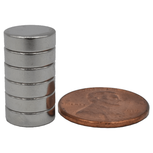 SuperMagnetMan Neodymium Disc Magnet.  Used as medical magnets, holding magnets, sensor magnets, consumer electronics magnets.  These disc magnets are strong rare earth neodymium magnets also used as automotive magnets. 