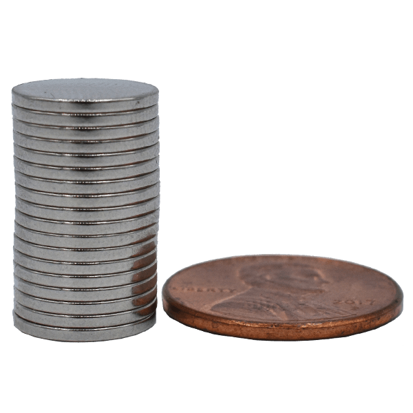 SuperMagnetMan Neodymium Disc Magnet.  Used as medical magnets, holding magnets, sensor magnets, consumer electronics magnets.  These disc magnets are strong rare earth neodymium magnets also used as automotive magnets. 