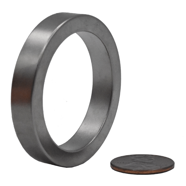 SuperMagnetMan Neodymium Ring Magnet.  Used as medical magnets, motor magnets, sensor magnets, consumer electronics magnets.  These ring magnets are strong rare earth neodymium magnets also used as automotive magnets.  www.supermagnetman.com