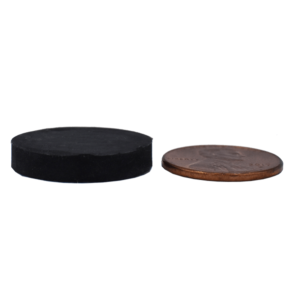 SuperMagnetMan Rubber Coated Neodymium Disc Magnet.  Used as holding magnets, sensor magnets, consumer electronics magnets.  Rubber coated disc magnets are strong rare earth neodymium magnets also used as automotive magnets.  Rubber coated magnets provide great holding strength.