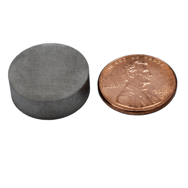 SuperMagnetMan Samarium Cobalt Disc Magnet.  Great as high temperature magnets. Used as aerospace magnets, military magnets, sensor magnets, consumer electronics magnets.  These disc magnets are strong rare earth SmCo magnets also used as automotive magnets. 