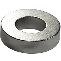 SuperMagnetMan Samarium Cobalt Ring Magnet.  Great as high temperature magnets. Used as aerospace magnets, military magnets, motor magnets, sensor magnets, consumer electronics magnets.  These ring magnets are strong rare earth SmCo magnets also used as automotive magnets.  www.supermagnetman.com