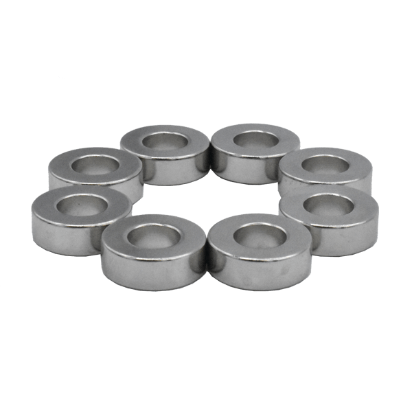 SuperMagnetMan Neodymium Ring Magnet.  Used as medical magnets, motor magnets, sensor magnets, consumer electronics magnets.  These ring magnets are strong rare earth neodymium magnets also used as automotive magnets.  www.supermagnetman.com