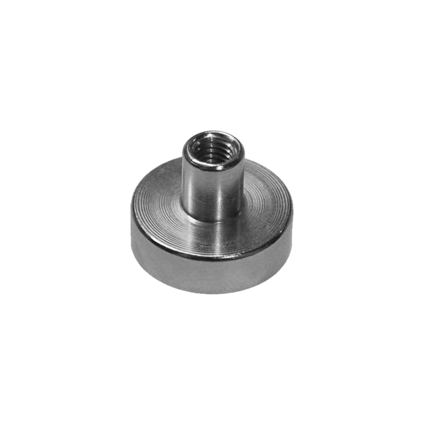 SuperMagnetMan Cap Magnet.  Also known as Pot Magnet. Excellent as holding magnets.  Provides a strong holding magnet in a smaller area.  These holding magnets can provide greater holding and pull force. www.supermagnetman.com