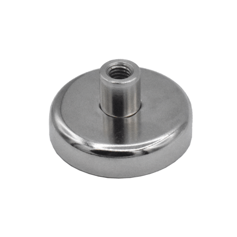 SuperMagnetMan Cap Magnet.  Also known as Pot Magnet. Excellent as holding magnets.  Provides a strong holding magnet in a smaller area.  These holding magnets can provide greater holding and pull force. www.supermagnetman.com