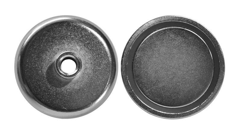 SuperMagnetMan Cap Magnet.  Also known as Pot Magnet. Excellent as holding magnets.  Provides a strong holding magnet in a smaller area.  These holding magnets can provide greater holding and pull force. www.supermagnetman.com