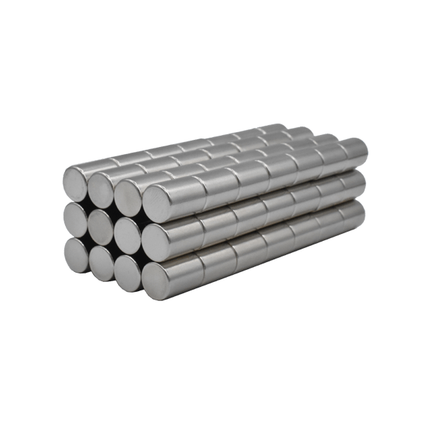 SuperMagnetMan Neodymium Cylinder Magnet.  Used as medical magnets, holding magnets, sensor magnets, consumer electronics magnets.  These cylinder magnets are strong rare earth neodymium magnets also used as automotive magnets. 