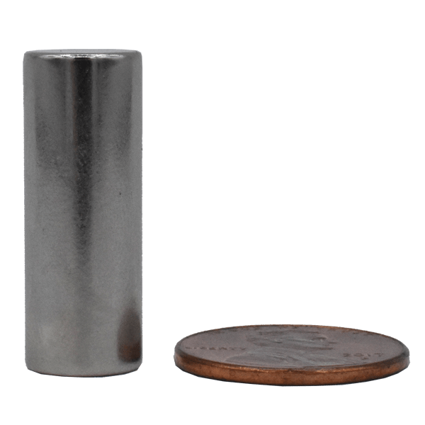 SuperMagnetMan Neodymium Cylinder Magnet.  Used as medical magnets, holding magnets, sensor magnets, consumer electronics magnets.  These cylinder magnets are strong rare earth neodymium magnets also used as automotive magnets. 