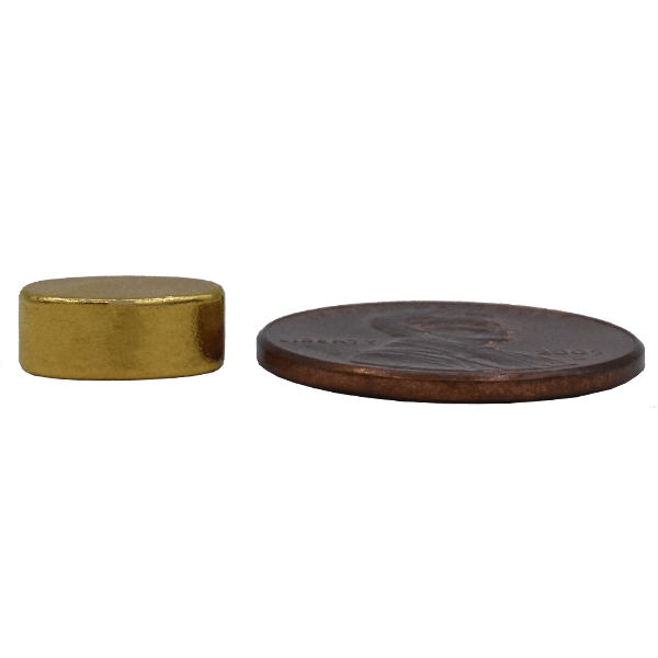 Oval/ellipsoids ("Football" shaped) pieces form a magnetic bracelet: 0.40" (10mm) dia x 0.236" (6mm) wide x 0.157" (4mm), N38 Rare Earth Neodymium Magnet, Magnetized through the width. Gold Plated. Minimum Order Quantity (MOQ): 15 pcs