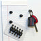 SuperMagnetMan holding magnet.  SuperMagnetMan Pin Magnet.  Made with neodymium disc magnets and neodymium rectangle magnets. Great whiteboard magnets. www.supermagnetman.com