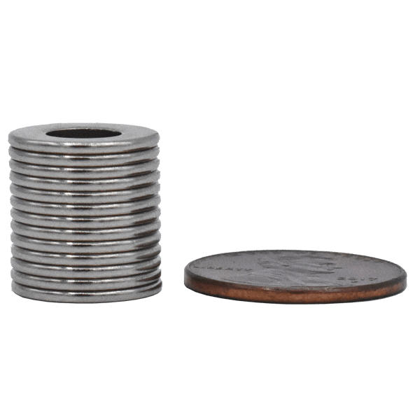 SuperMagnetMan Neodymium Ring Magnet.  Used as medical magnets, motor magnets, sensor magnets, consumer electronics magnets.  These ring magnets are strong rare earth neodymium magnets also used as automotive magnets.  www.supermagnetman.com