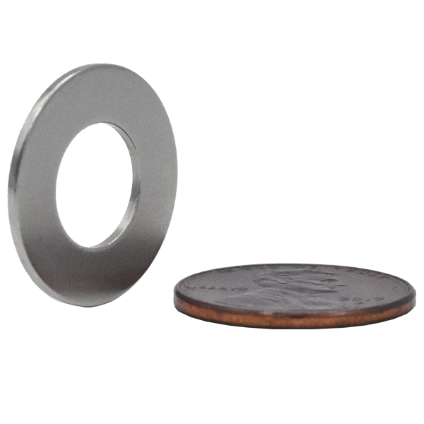 SuperMagnetMan Neodymium Ring Magnet.  Used as medical magnets, motor magnets, sensor magnets, consumer electronics magnets.  These ring magnets are strong rare earth neodymium magnets also used as automotive magnets.  www.supermagnetman.com