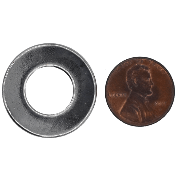 SuperMagnetMan Neodymium Ring Magnet.  Used as medical magnets, motor magnets, sensor magnets, consumer electronics magnets.  These ring magnets are strong rare earth neodymium magnets also used as automotive magnets.  www.supermagnetman.com
