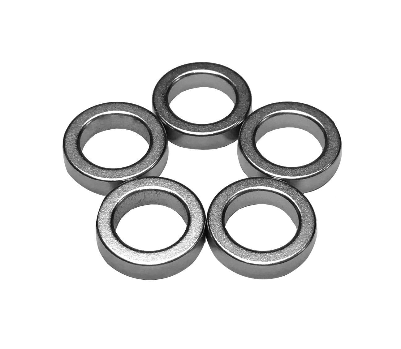 SuperMagnetMan Neodymium Ring Magnet.  Used as medical magnets, motor magnets, sensor magnets, consumer electronics magnets.  These ring magnets are strong rare earth neodymium magnets also used as automotive magnets.  www.supermagnetman.com