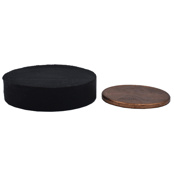 SuperMagnetMan Rubber Coated Neodymium Disc Magnet.  Used as holding magnets, sensor magnets, consumer electronics magnets.  Rubber coated disc magnets are strong rare earth neodymium magnets also used as automotive magnets.  Rubber coated magnets provide great holding strength.