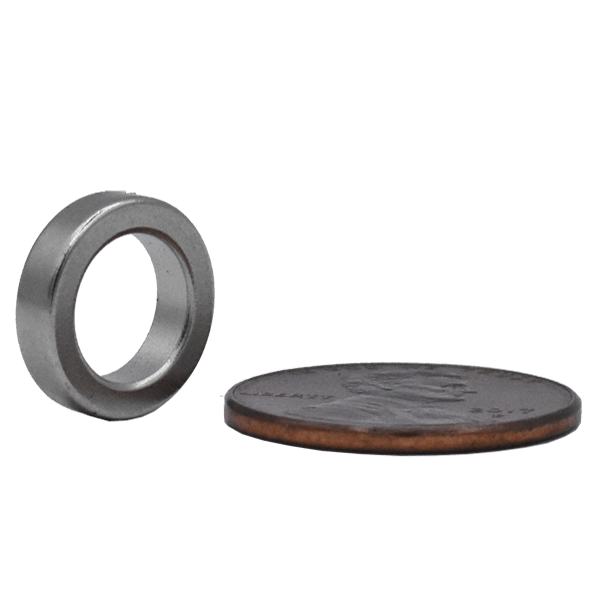 SuperMagnetMan Neodymium Ring Magnet.  Used as medical magnets, motor magnets, sensor magnets, consumer electronics magnets.  These ring magnets are strong rare earth neodymium magnets also used as automotive magnets.  www.supermagnetman.com