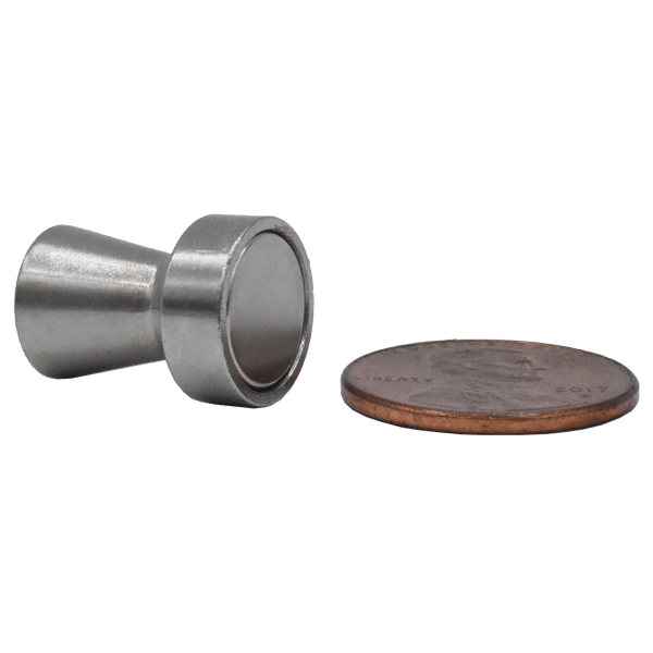 Magnet Pins are strong holding magnets with many uses.  These holding magnets are made with neodymium magnets and used on whiteboards and any magnetic surface.